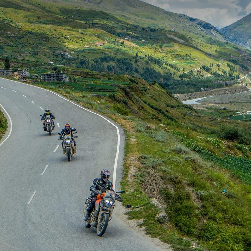 Ladakh roads by ktm adventure bike