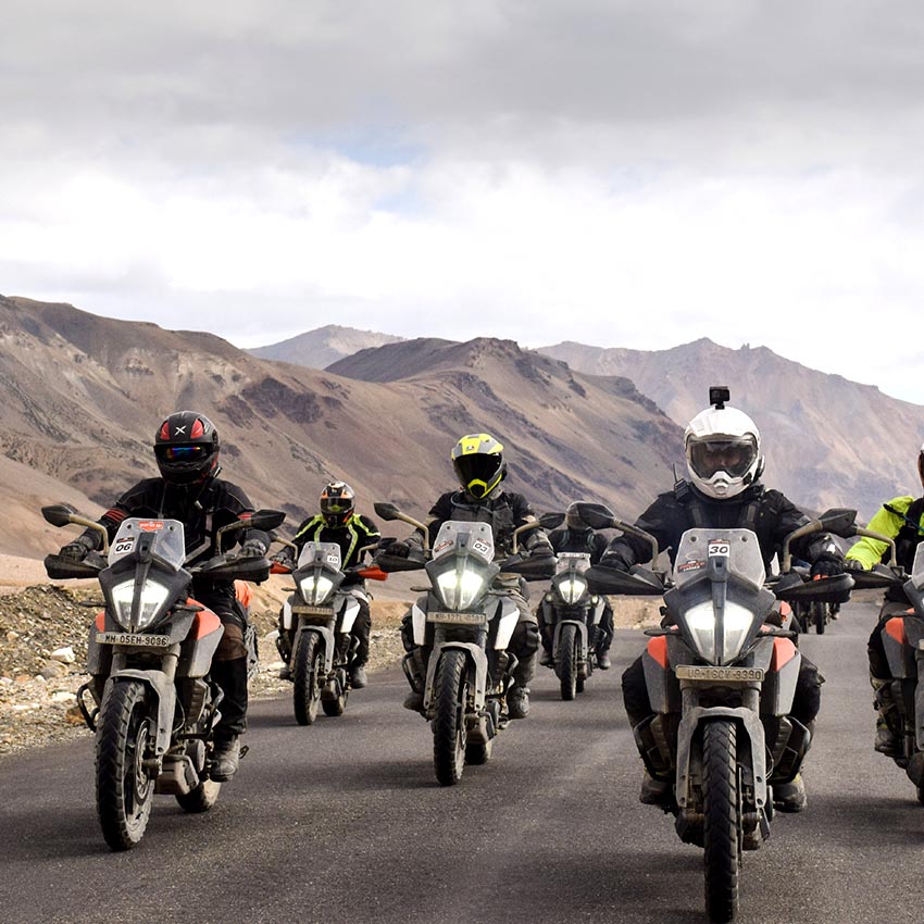 KTM Adventure 390 ride to Ladakh by riders