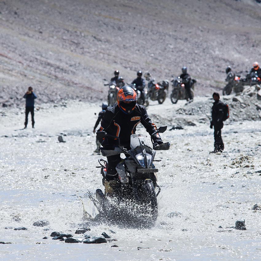 KTM Adventure 390 rider at Ladakh best photo