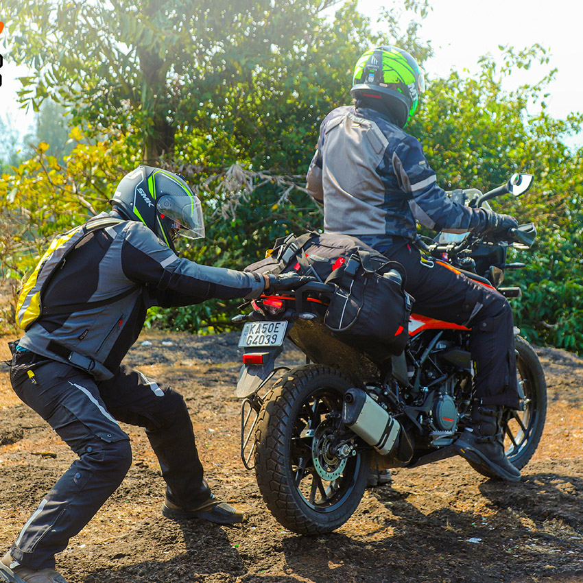KTM Adventure 390 ride with groups