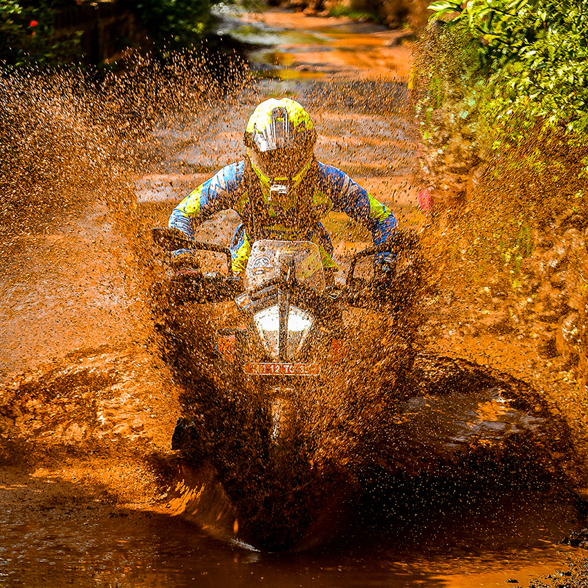 KTM Adventure 390 ride adventure on muddy road