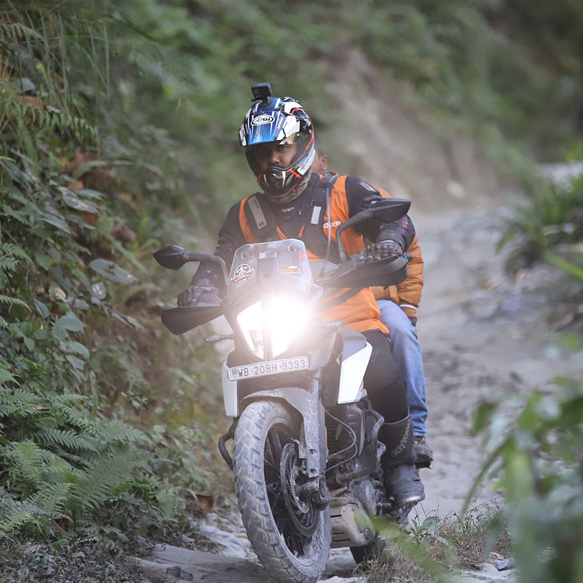 KTM Adventure 390 at Sikkim trip 