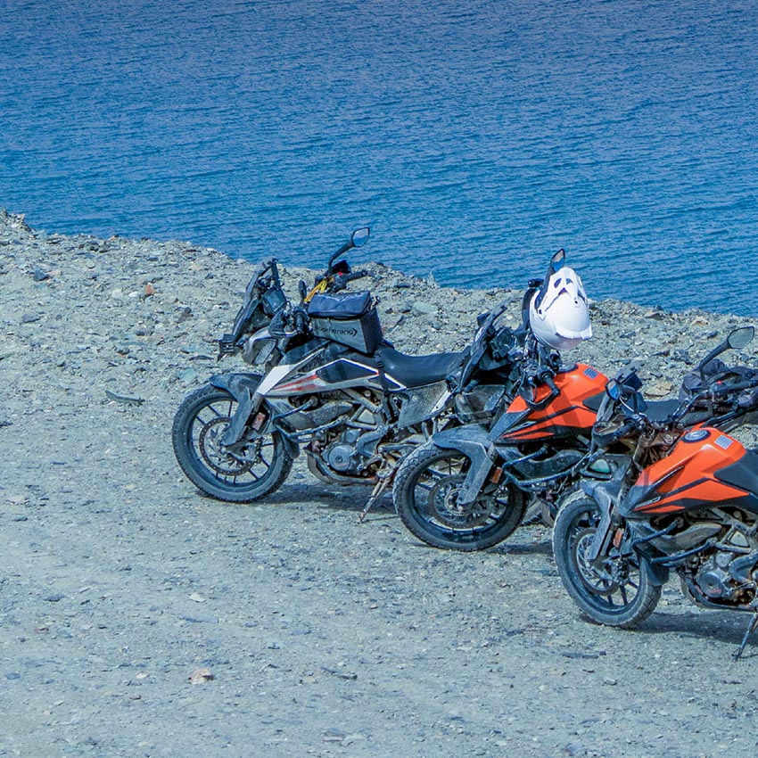 KTM Adventure 390 at Ladakh 